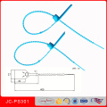 Jcps-301 etiqueta plástica del equipaje autoblocante sello plástico